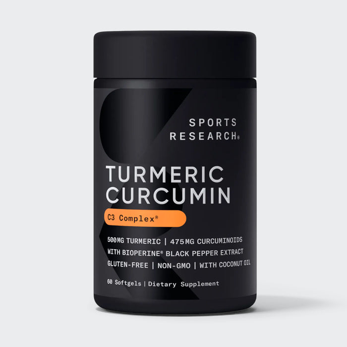 Sports Research C3 Complex Turmeric Curcumin With BioPerine 500MG