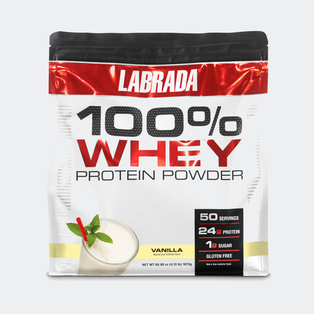 Labrada Nutrition 100% Whey Protein 50 Servings, Gluten Free 29g Prote ...