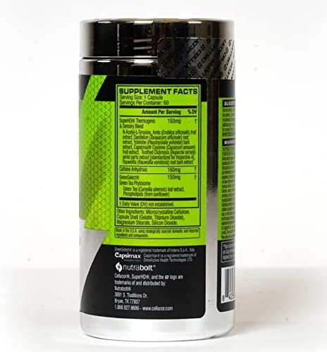 Cellucor Super HD Thermogenic Fat Burner Supplement 60 Capsules