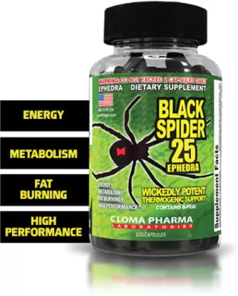 Cloma Pharma Black Spider Fat Burner 100 Caps