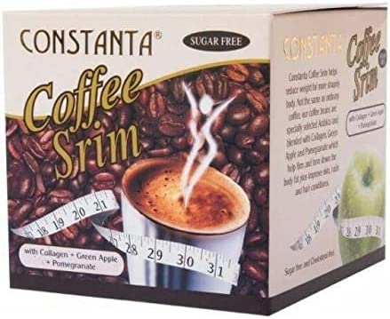 CONSTANTA Coffee Body Srim, Sugar Free With Collagen + Green Apple + Pomegranate