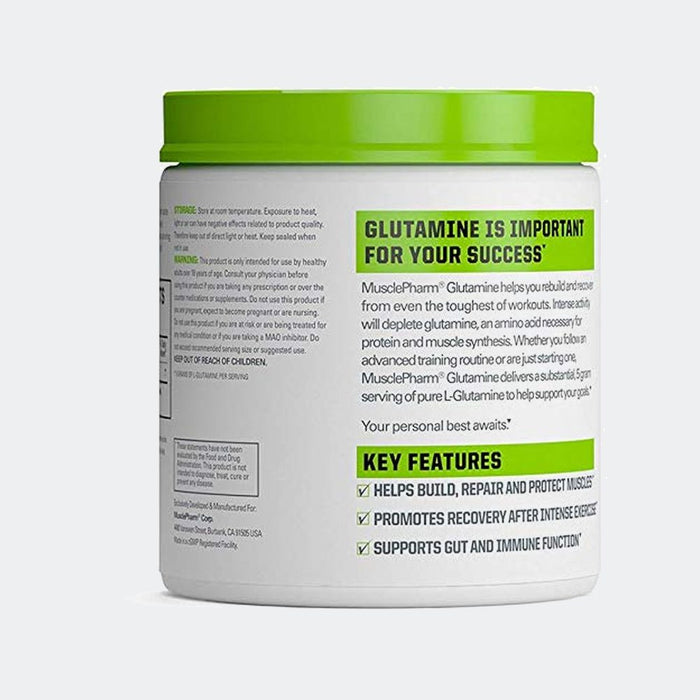 Musclepharm Glutamine Powder 300gm, Recovery & Minimizes Muscle Breakdown