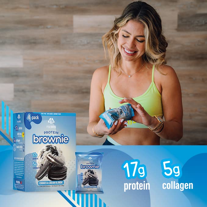 APSR Protein 12 Brownies, 16g Protein & 5g Collagen Guilt-Free Snack