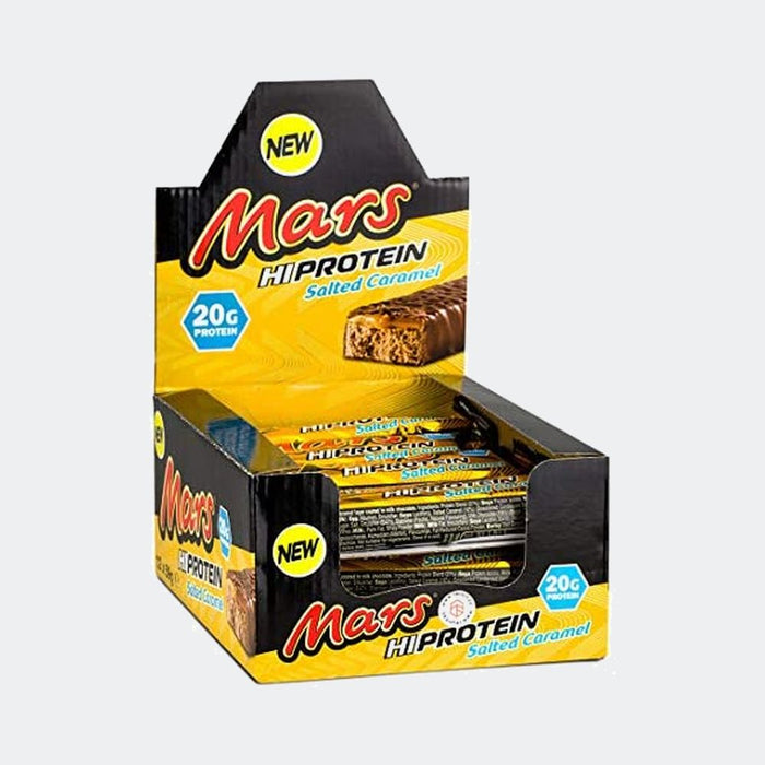 Mars Hi Protein Bar 12x59g Energy Snack with Caramel and 20g Protein