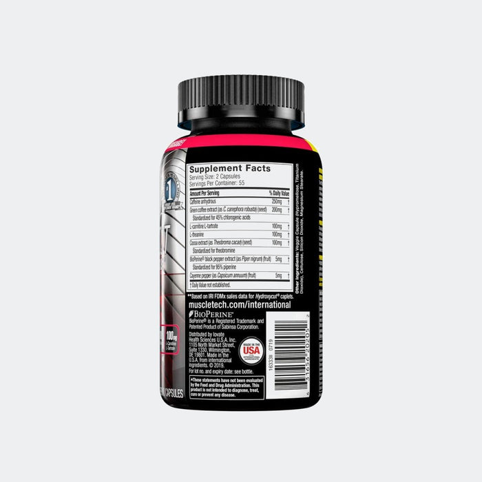 MuscleTech Hydroxycut Hardcore Elite 110 Capsules, Helps in Weight Loss