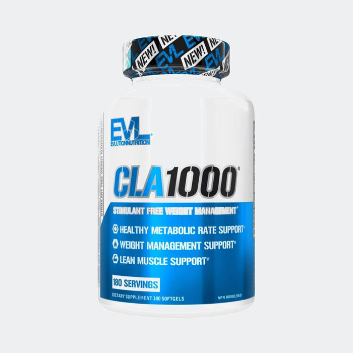 Evlution Nutrition CLA 1000, 180 Softgels Stimulant Free Weight Management