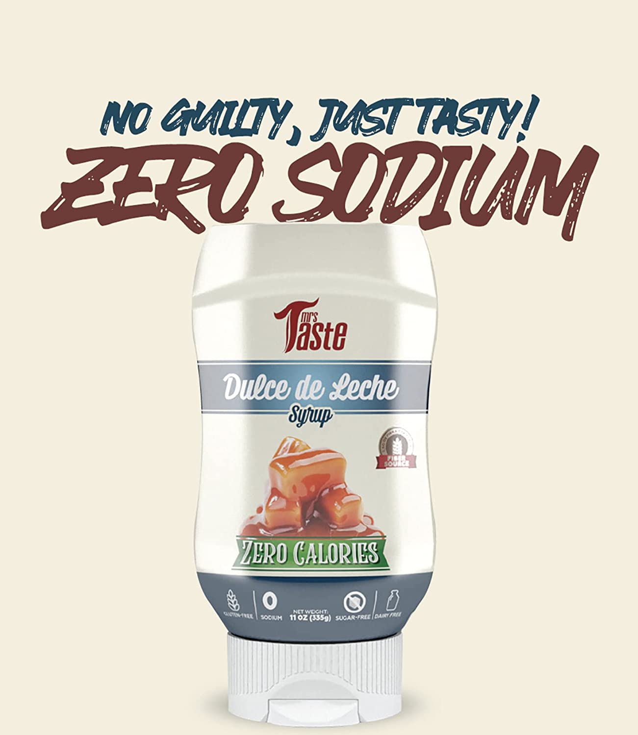 Mrs Taste Red Line Syrup 335g Dulce De Leche