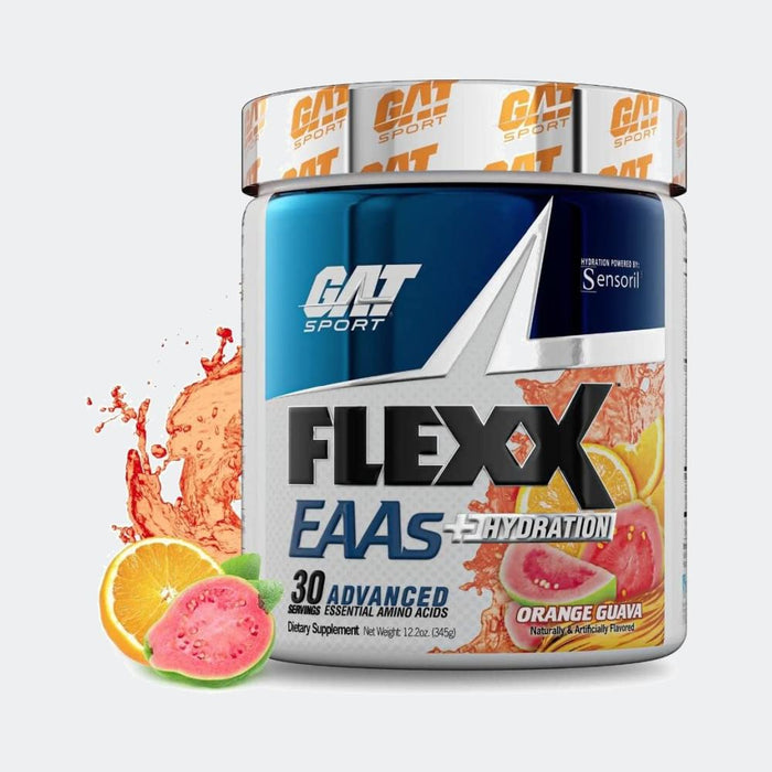 GAT Sport Flexx EAAs+Hydration 30 Servings, Essential Amino Acids with BCAAs