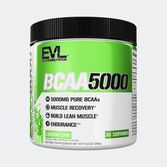 Evlution Nutrition BCAA5000 Powder 240g, 5 Grams of Premium BCAAs