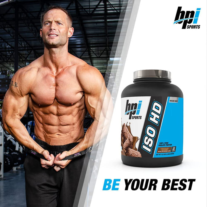 BPI Sports ISO HD Whey Protein Isolates for Muscle Growth, Recovery