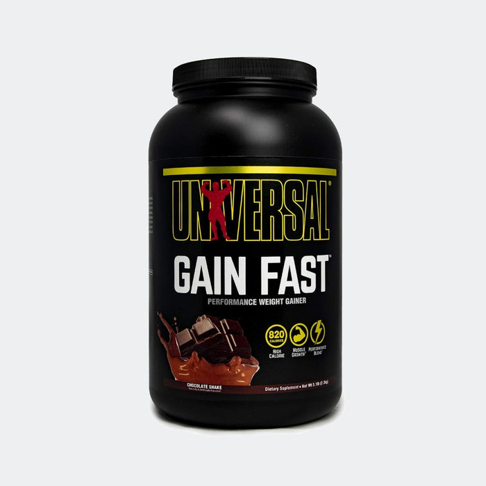 Universal Nutrition Gain Fast Protein Powder Chocolate 5.1 lb, Gain Muscle Quickly