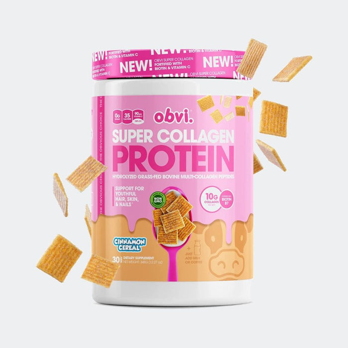 Obvi Super Collagen Protein Powder 30 Serving, Glowing and Healthier Hair