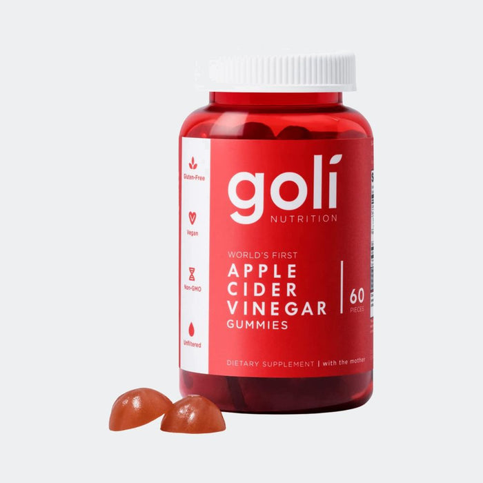 Goli Nutrition Apple Cider Vinegar Gummies 60pcs,Vitamins B9 & B12