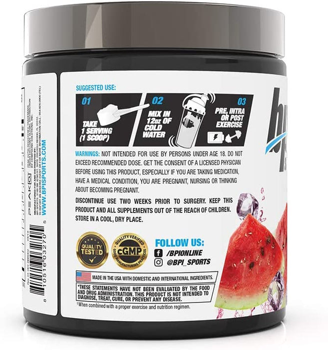 BPI Sports Best BCAA Recharged 30 Servings Watermelon Flavor