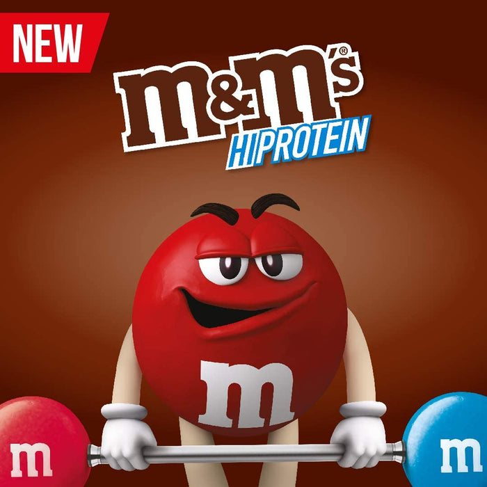 M&M's Hi-Protein Bar 12 Pack, Bars Perfect for a Post Workout Snack