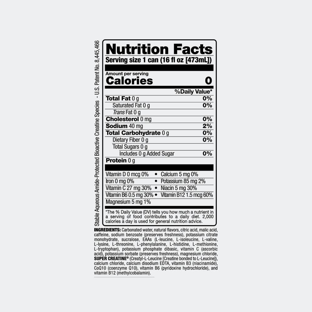 Bang Energy Drink - Pack of 12, 16 Fl oz, Contain Amino Acids, Creatine, Sugar Free, Carb Free