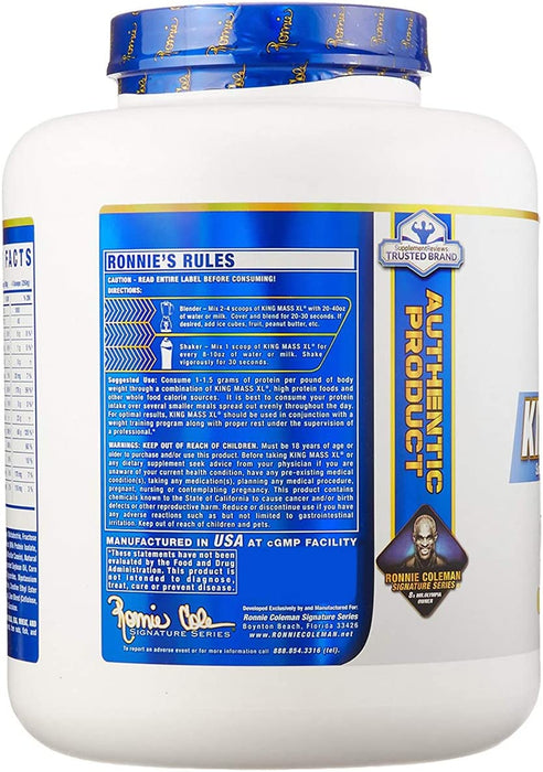 Ronnie Coleman King Mass Gainer, Super Anabolic Growth Accelerator