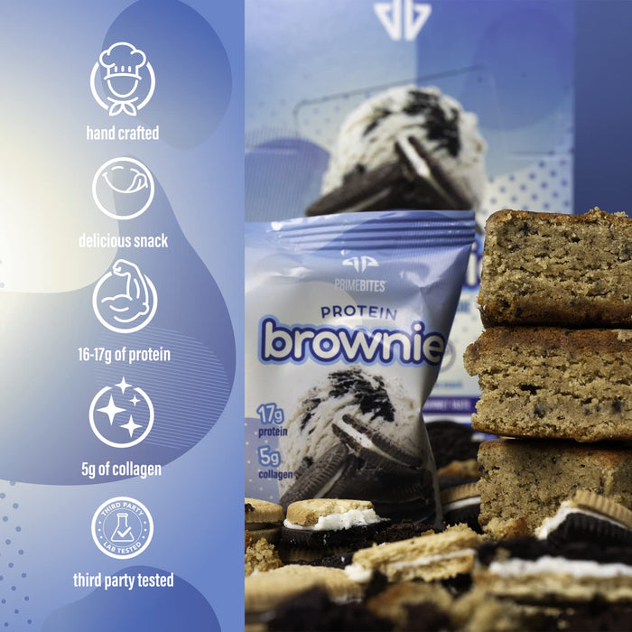 APSR Protein 12 Brownies, 16g Protein & 5g Collagen Guilt-Free Snack