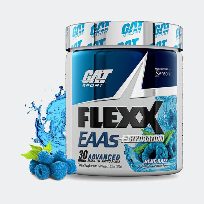 GAT Sport Flexx EAAs+Hydration 30 Servings, Essential Amino Acids with BCAAs