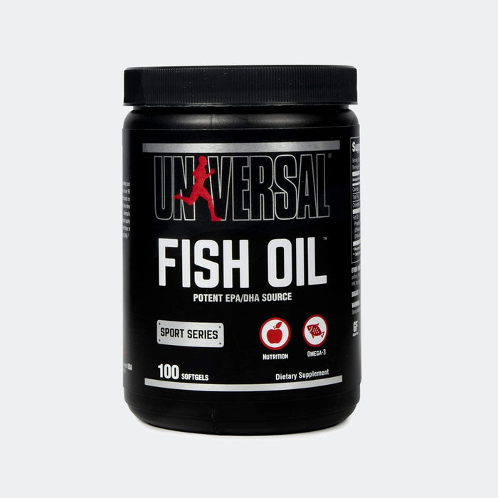 Universal Nutrition Fish Oil 100 Softgels, Sports Series With Omega-3