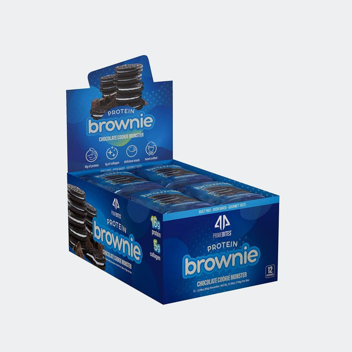 APSR Protein 12 Brownies, 16g Protein & 5g Collagen Guilt-Free Snack