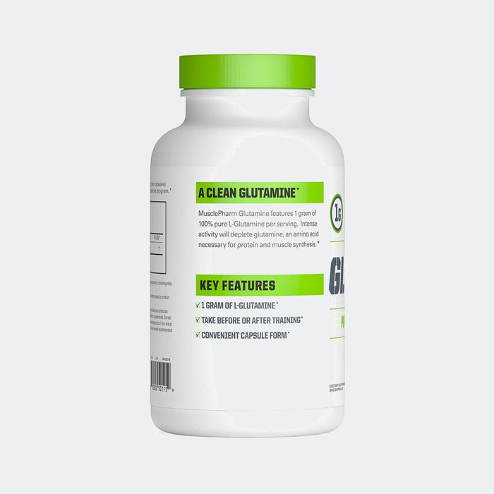 Muscle Pharm Essentials Glutamine 240 Capsules, Recovery Time and Digestion