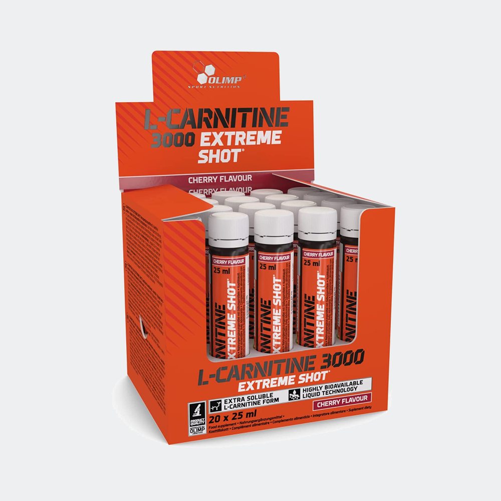 Olimp Labs L-Carnitine 3000 Extreme Shots, Extra Soluble L-carnitine Form