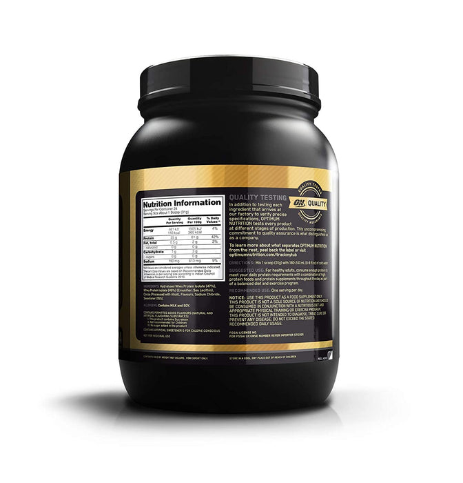 Optimum Nutrition Gold Standard 100% Isolate, Muscle Support & Recovery