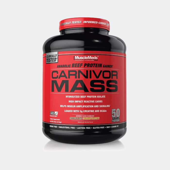 MuscleMeds Carnivor Mass Anabolic Beef Protein Gainer 6lb