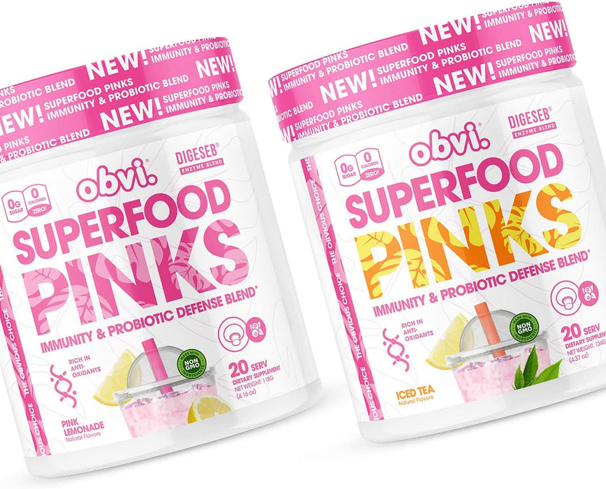 Obvi Superfood Pinks Immunity & Probiotic Defense Blend 20 Servings