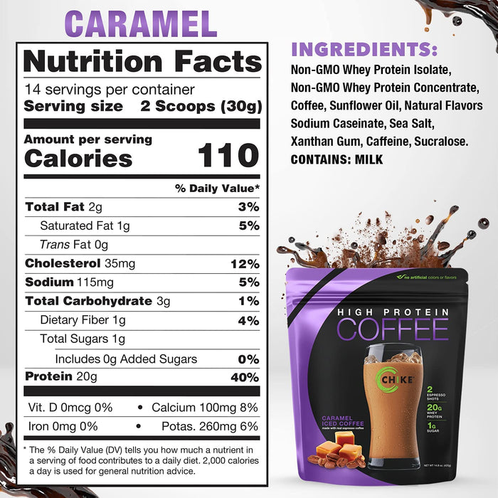 Chike High Protein Iced Coffee 20 G Protein 14 Servings