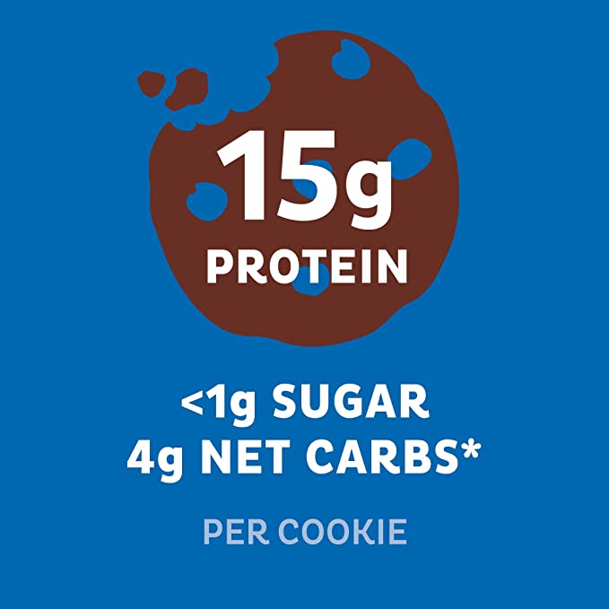 Quest Nutrition Protein Cookie 12 count, Soft and Chewy, 1g of sugar