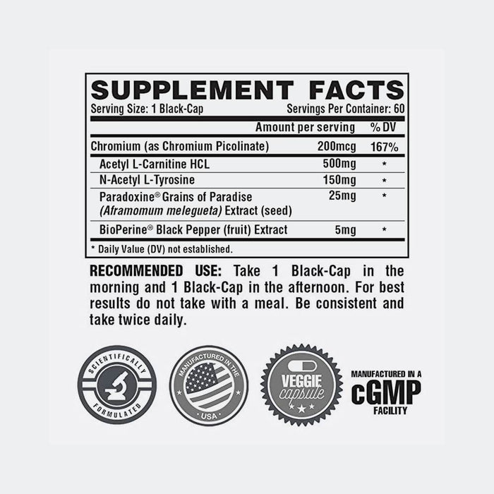 Nutrex Research Lipo6 Black Stim Free 60 Capsules, Weight Loss Support