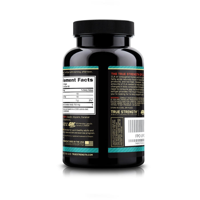 Optimum Nutrition CLA 90 Softgels, Ideal For Lose Fat And Gain Muscle