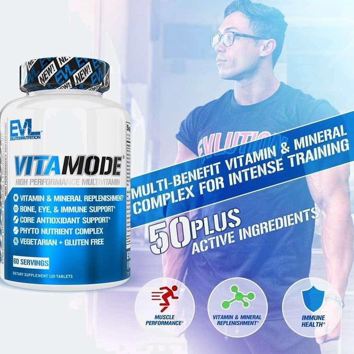 Evlution Nutrition VitaMode 60 Servings, High Performance Multivitamin