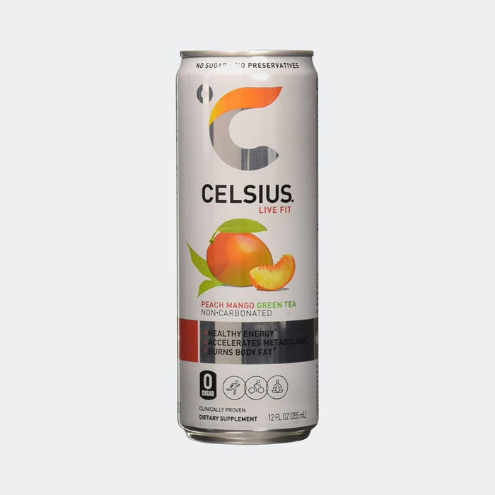 CELSIUS Fitness Drink 12oz Slim Can 12 Pack, Zero Sugar for Men & Women