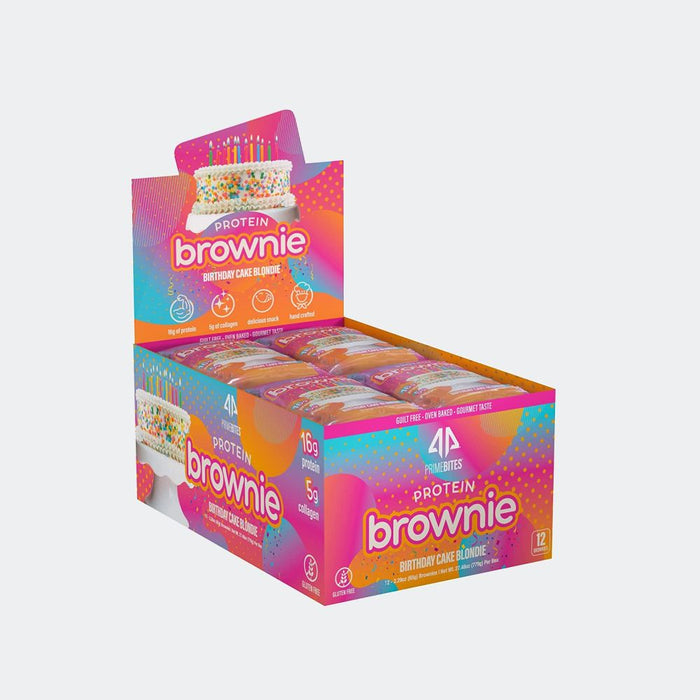 APSR Protein 12 Brownies, 16g Protein & 5g Collagen Guilt-Free Snack