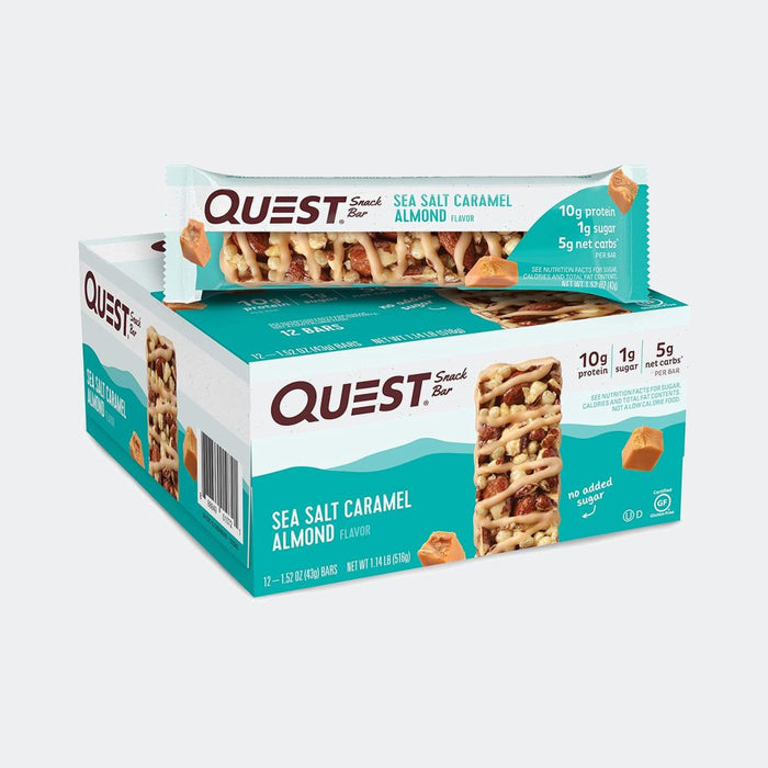 Quest Nutrition Protein Bar - Pack of 12, Protein 20gm, Fiber 13gm, Zero Added Sugar