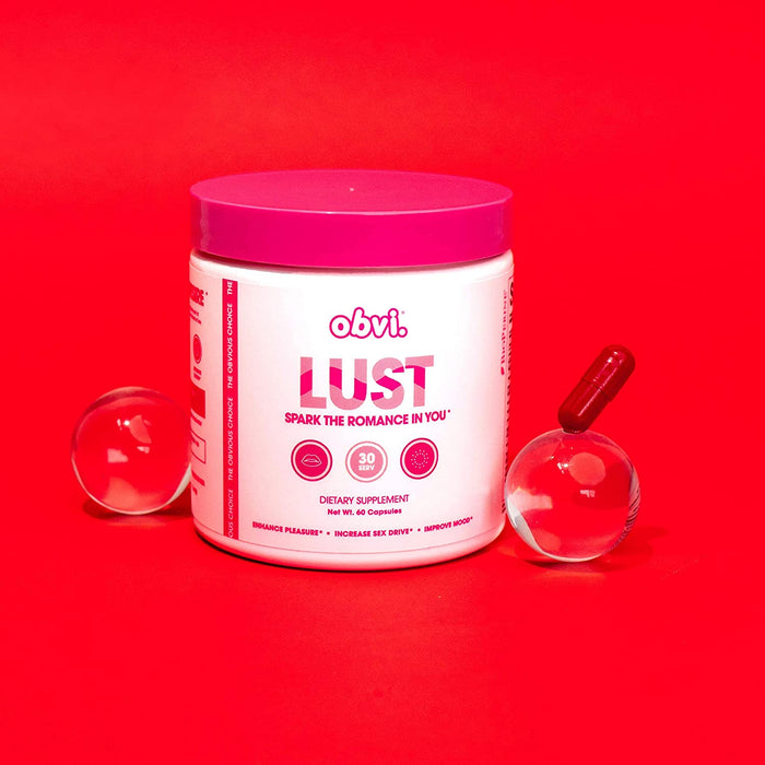 Obvi Lust 30 Servings, Improve Mood and Enhance Pleasure, Spark Your Energy