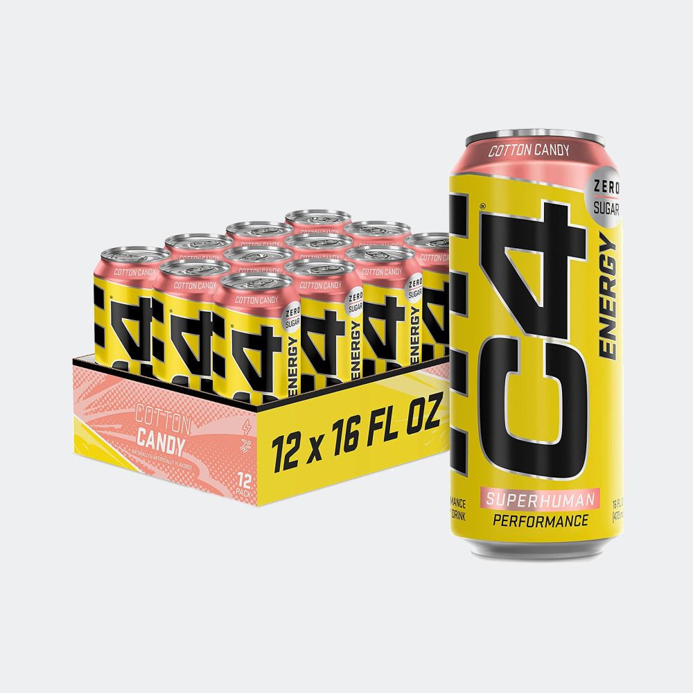 Cellucor C4 Carbonated Zero Sugar Pre Workout Energy Drink 16 Fl oz - Pack of 12