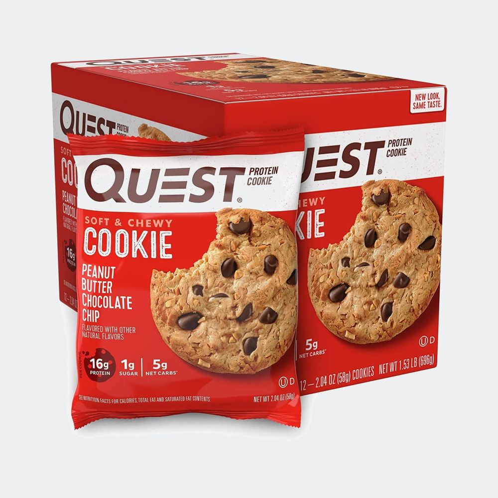 Quest Nutrition Protein Cookie 12 count, Soft and Chewy, 1g of sugar
