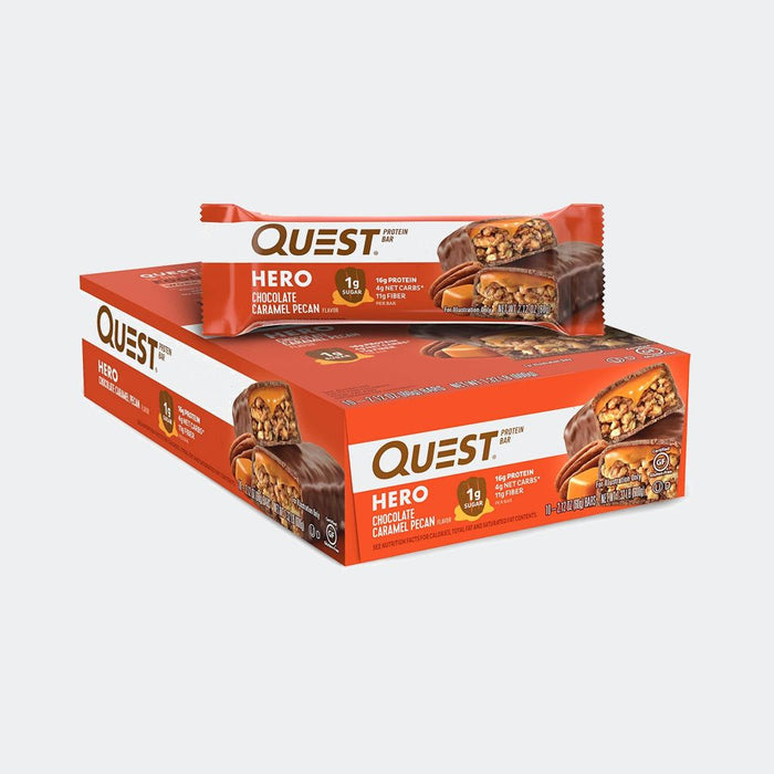 Quest Nutrition Hero Protein Bar (Pack of 12), Low Carb, Gluten Free