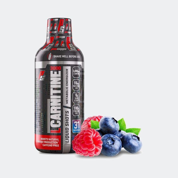 ProSupps L-Carnitine 3000 Liquid Shots 31 Servings, Metabolic Energizer