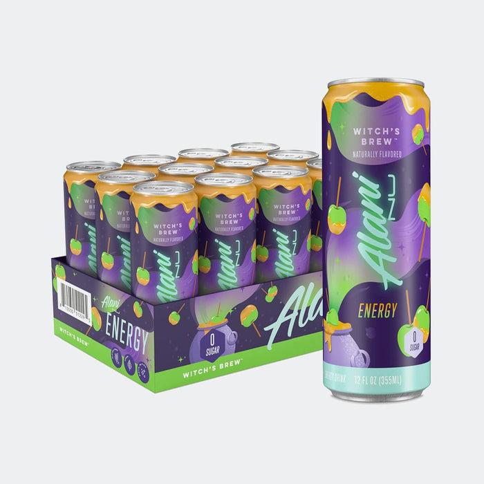 Alani Nu Energy Drink RTD 12 oz, 0 Sugar, 200 mg of caffeine per serving