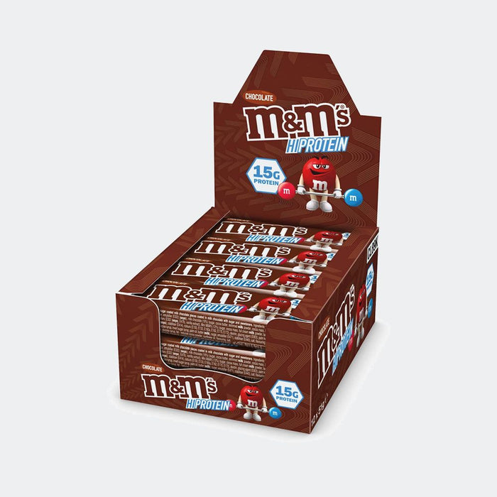 M&M's Hi-Protein Bar 12 Pack, Bars Perfect for a Post Workout Snack