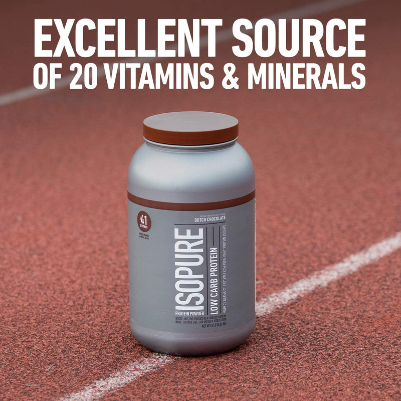 Isopure Zero Carb Protein Powder, 25g Of Protein From 100% Whey Protein Isolate