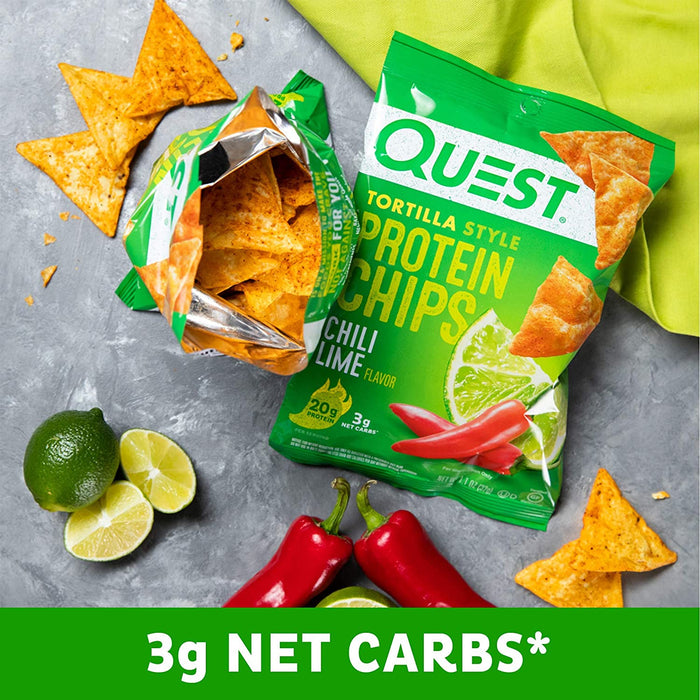 Quest Nutrition Tortilla Style Protein Chips (Pack of 8)