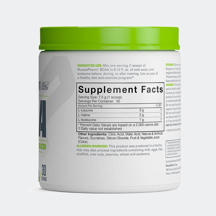 MusclePharm Essentials BCAA Powder Optimized Branched-Chain Amino Acid