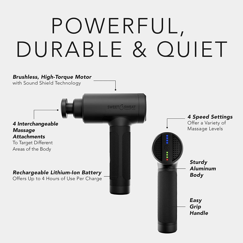 Sports Research Sweet Sweat Recovery Deep Tissue Therapy Massage Gun