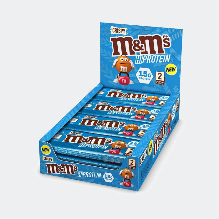 M&M's Hi-Protein Bar 12 Pack, Bars Perfect for a Post Workout Snack